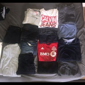 Long and short sleeve shirts: M, L & Xl